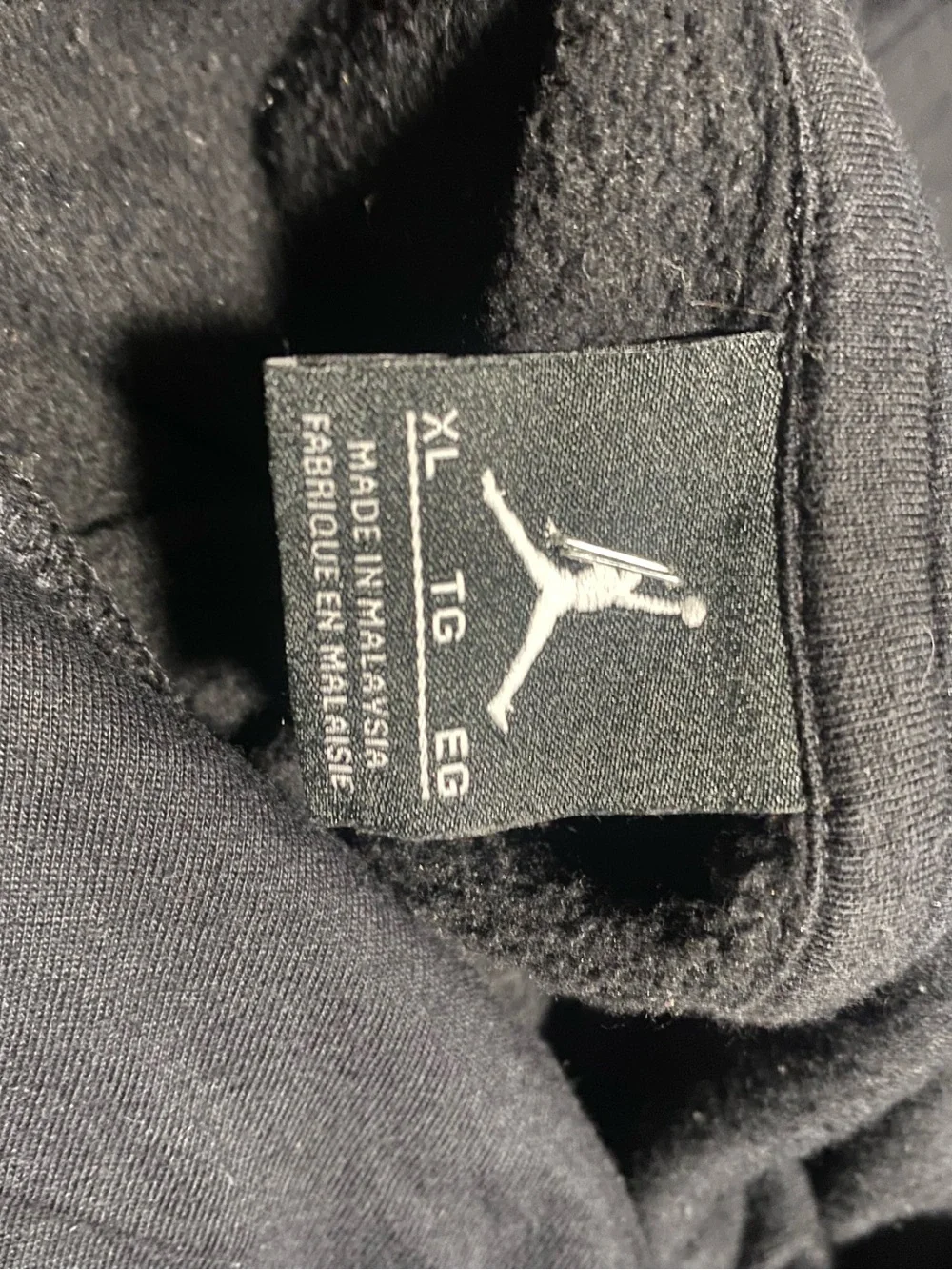Jordan black crewneck
